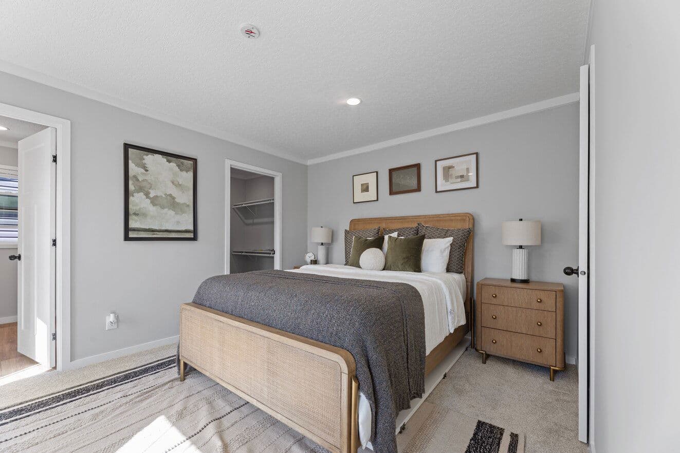 Alpha bedroom home features