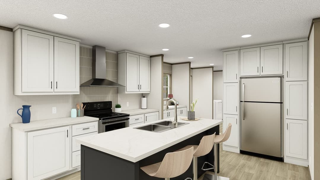 Snowcap kitchen home features