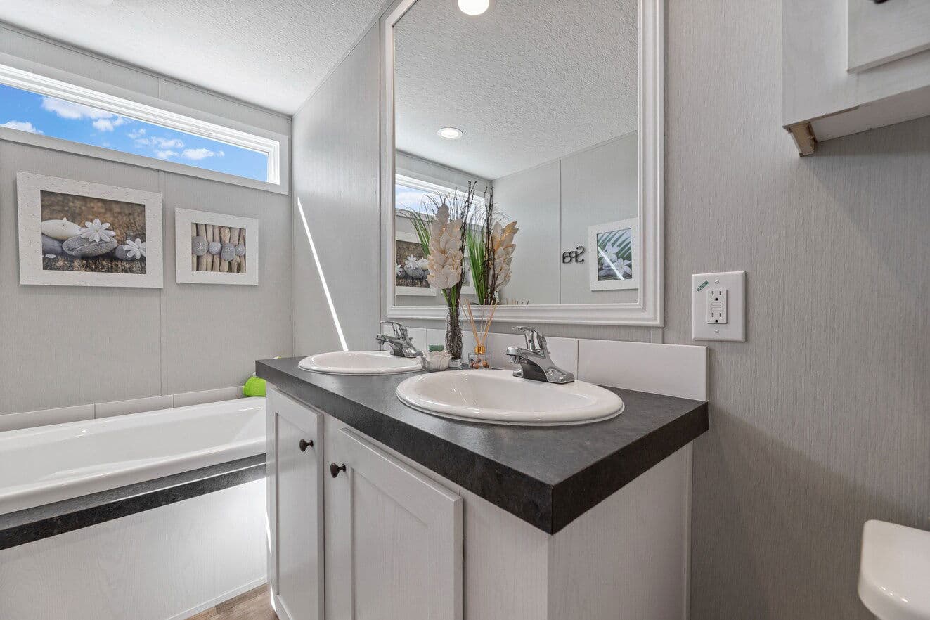 The clarke 16762c bathroom home features