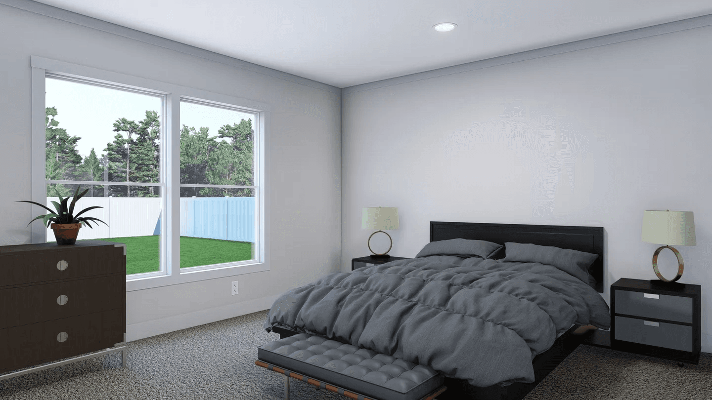 Superfly bedroom home features