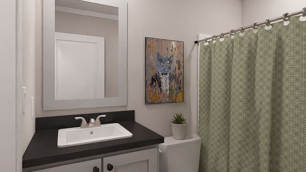 Born to run bathroom home features