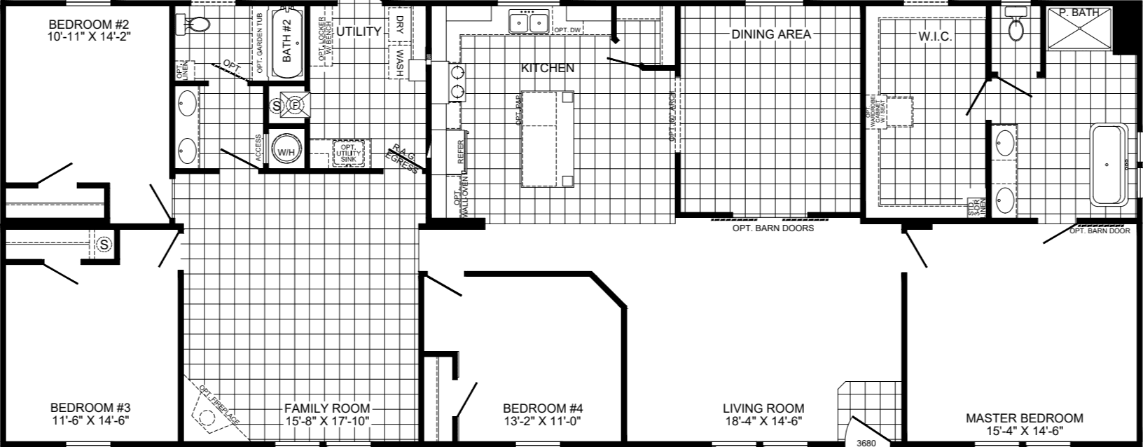 Freedom 3276517 floor plan home features