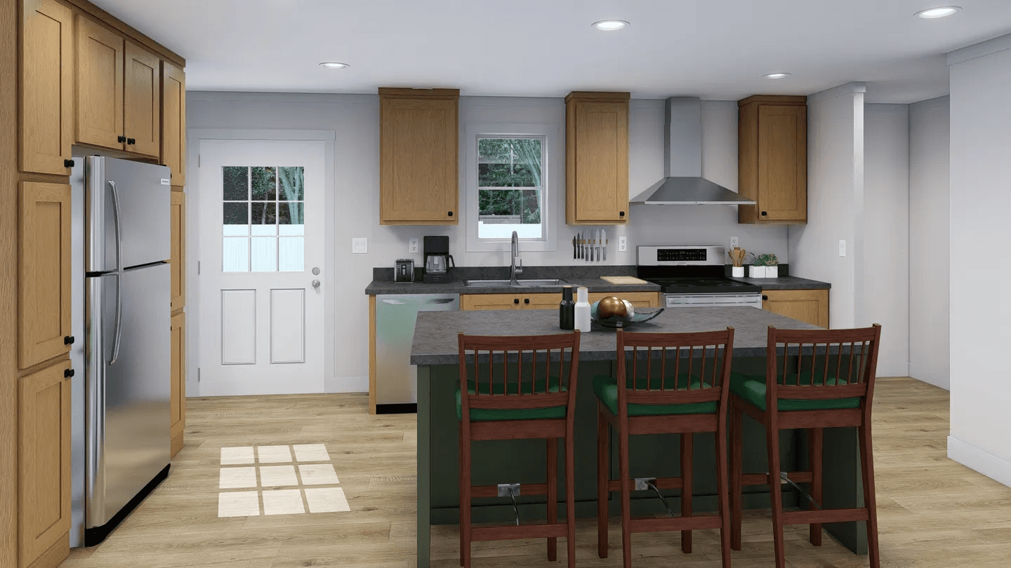 Superfly kitchen home features